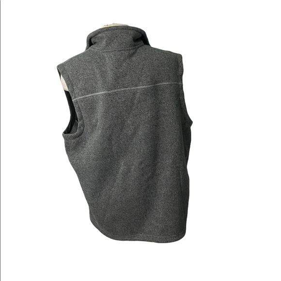 The north face gray fleece sleeve zipper jacket sz- XL - Picture 5 of 5